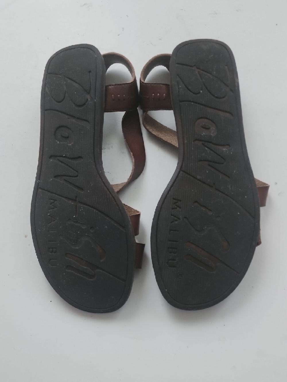 Blowfish Brown Strappy Leather Sandals - Picture 5 of 6